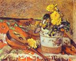 Поль Гоген Мандолина и цветы-1883